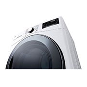 LG Secadora Carga Frontal con Sensor de secado Sensor Dry y conectividad ThinQ™ 22 Kg - Blanco, DF22WV2BR.ABWEECD