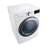 LG Secadora Carga Frontal con Sensor de secado Sensor Dry y conectividad ThinQ™ 22 Kg - Blanco, DF22WV2BR.ABWEECD