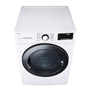 LG Secadora Carga Frontal con Sensor de secado Sensor Dry y conectividad ThinQ™ 22 Kg - Blanco, DF22WV2BR.ABWEECD