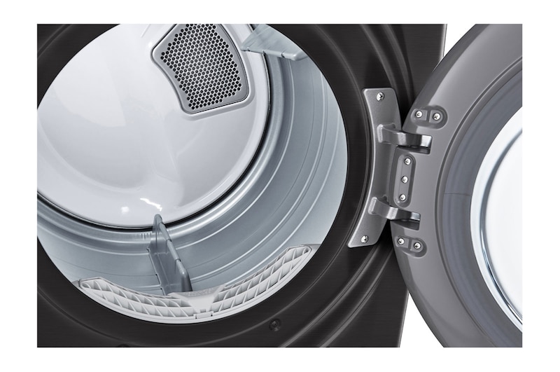 LG Secadora Eléctrica Carga Frontal 7.4p³ TurboSteam™ ThinQ™ Color Negro, DF25BFXS6BE
