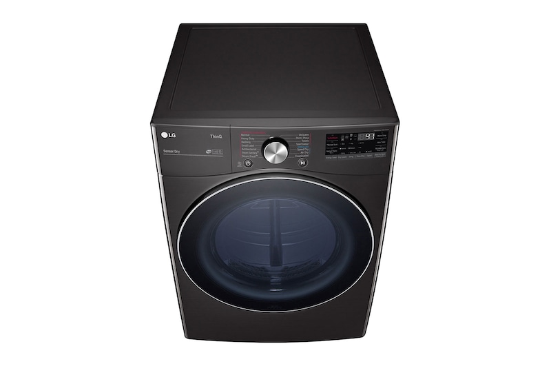 LG Secadora Eléctrica Carga Frontal 7.4p³ TurboSteam™ ThinQ™ Color Negro, DF25BFXS6BE