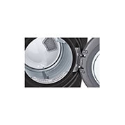 LG Secadora Eléctrica Carga Frontal 7.4p³ TurboSteam™ ThinQ™ Color Negro, DF25BFXS6BE
