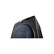 LG Secadora Eléctrica Carga Frontal 7.4p³ TurboSteam™ ThinQ™ Color Negro, DF25BFXS6BE