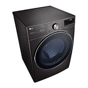LG Secadora Eléctrica Carga Frontal 7.4p³ TurboSteam™ ThinQ™ Color Negro, DF25BFXS6BE