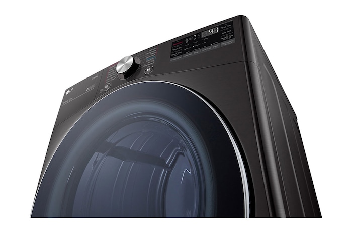 LG Secadora Eléctrica Carga Frontal 7.4p³ TurboSteam™ ThinQ™ Color Negro, DF50BV2BRE