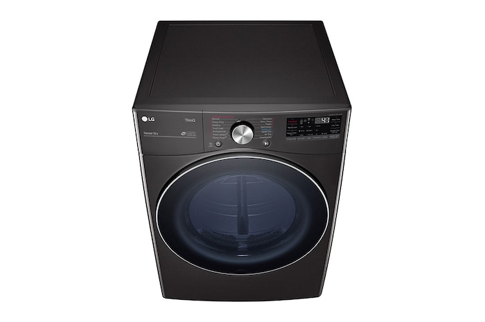 LG Secadora Eléctrica Carga Frontal 7.4p³ TurboSteam™ ThinQ™ Color Negro, DF50BV2BRE