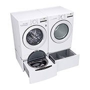 LG 7.4 cu.ft Secadora Electrica de Carga Frontal & Smart Diagnosis, Color Blanco, DLE3400W