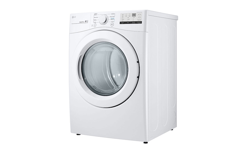 LG 7.4 cu.ft Secadora Electrica de Carga Frontal & Smart Diagnosis, Color Blanco, DLE3400W
