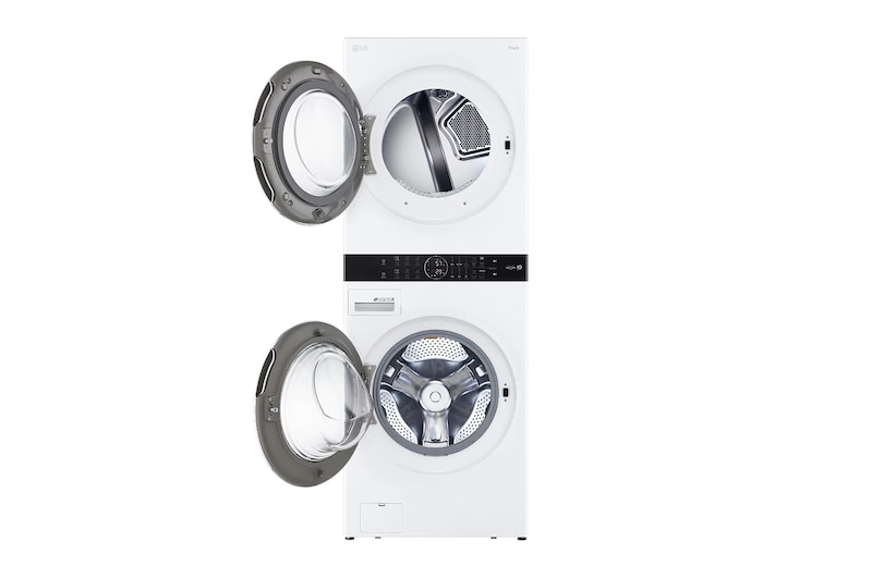 LG Torre de lavado WashTower™ 22kg (lavado)/ 22kg (Secado Electrica) AI Direct Drive™, Steam, Color Blanco, WK22WS6E