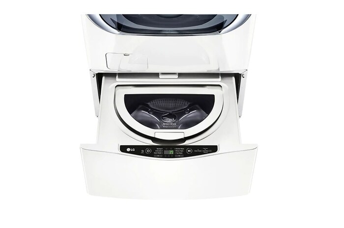 LG 3.5kg Lavadora TWINWash™ Mini, 3 Motion, Smart Diagnosis, color Blanco, WD100CW