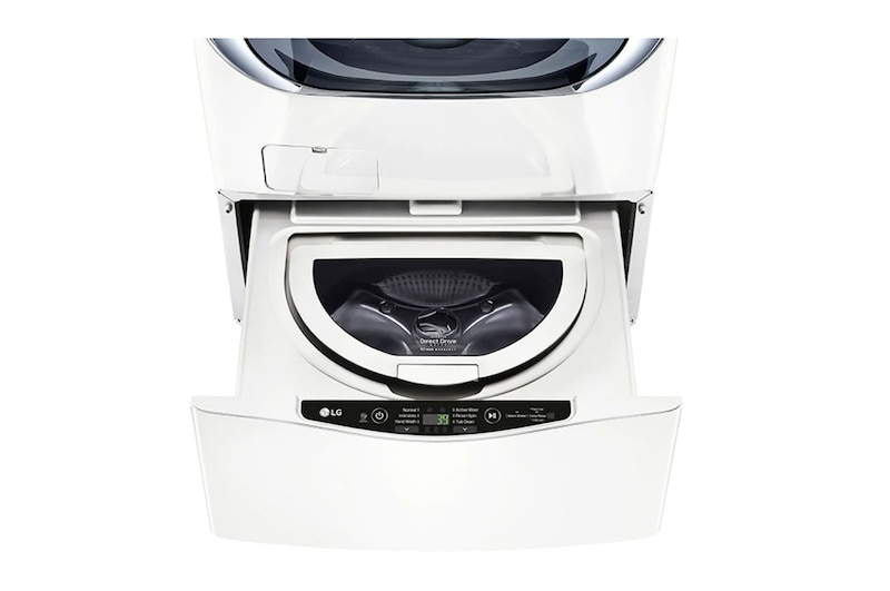 LG 3.5kg Lavadora TWINWash™ Mini, 3 Motion, Smart Diagnosis, color Blanco, WD100CW