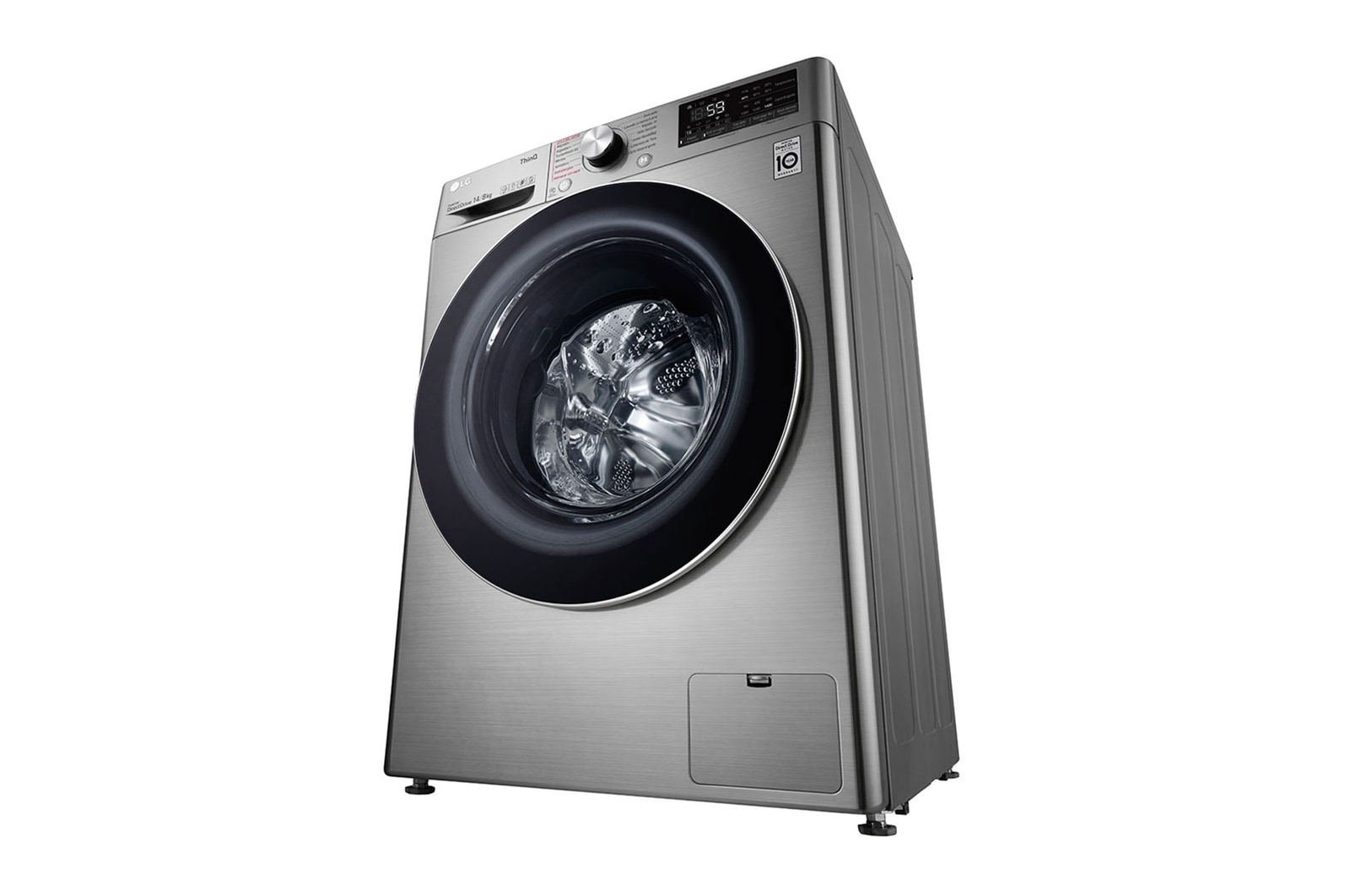 LG Lavadora Secadora Carga Frontal 14Kg/8Kg LG WD14VV3S6C 6 Motion DD Motor Inverter AI Direct Drive color Acero ThinQ™, WD14VV3S6C