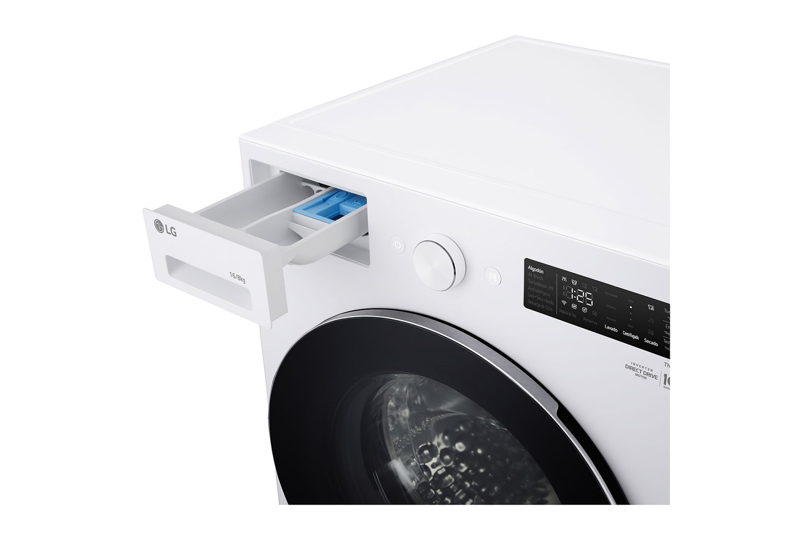 Detergent port view