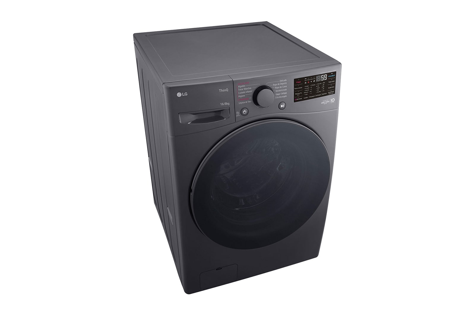 LG Lavasecadora Carga Frontal 16Kg / 8Kg LG WD16MG2S6P  6 Motion DD  Motor Inverter AI Direct Drive™ TurboWash™  ThinQ™\t, WD16MG2S6P