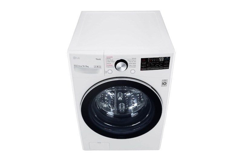 LG Lavadora secadora de 16 KG con tecnología AI DD™ y TurboWash, WD16WG2S6