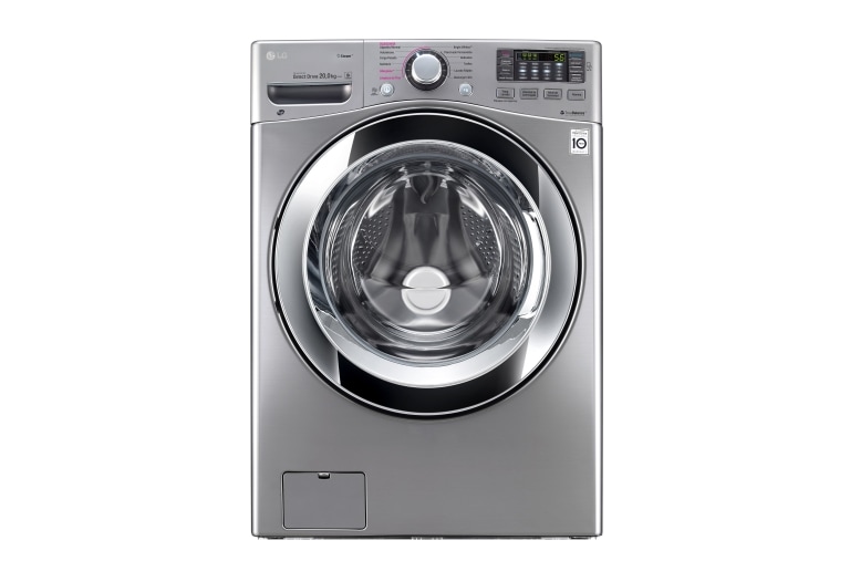 Front view of Lavadora/Secadora Carga Frontal, 20/11kg, 6MotionDD, TurboWash™, color Tipo Acero Inox WD20VVS6