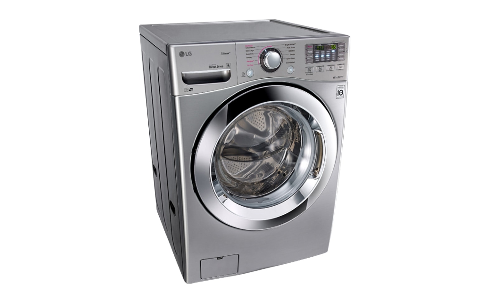 LG Lavadora/Secadora Carga Frontal, 20/11kg, 6MotionDD, TurboWash™, color Tipo Acero Inox, WD20VVS6