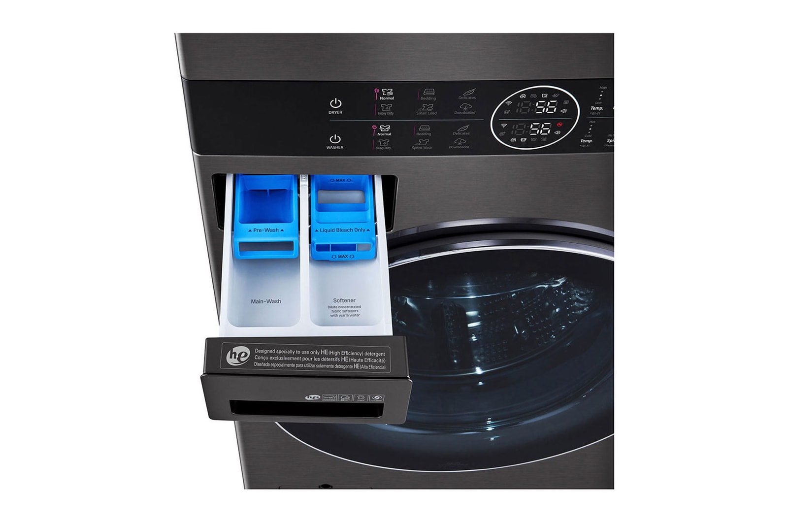 Detergent port view