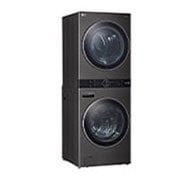 LG Torre de lavado WashTower™ 22kg (lavado)/ 22kg (Secado Electrica)AI Direct Drive™, Steam, Color Acero Negro., WK22BS6E