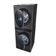 LG Torre de lavado WashTower™ 22kg (lavado)/ 22kg (Secado Electrica)AI Direct Drive™, Steam, Color Acero Negro., WK22BS6E