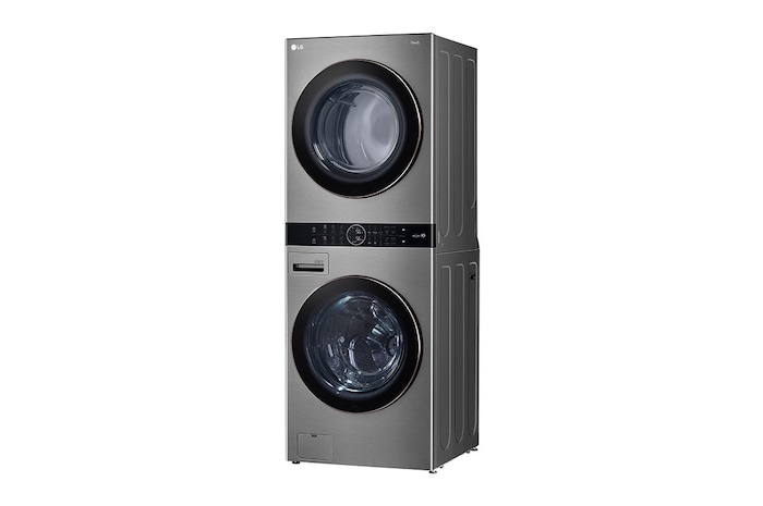 LG Torre de lavado WashTower™ LG 22Kg (lavado) / 22Kg (Secado Eléctrico) Carga Frontal Inverter AI DD ThinQ™ Color Silver, WK22VS6PE