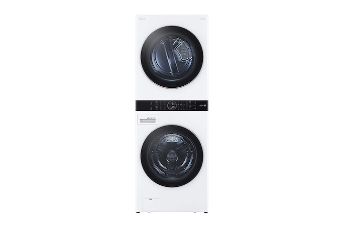 LG Torre de lavado WashTower™ 22kg (lavado)/ 22kg (Secado Electrica) AI Direct Drive™, Steam, Color Blanco, WK22WS6E