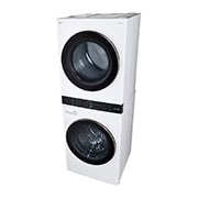 LG Torre de lavado WashTower™ (Lavadora y Secadora) LG Carga Frontal Inverter AI DD (Con Inteligencia Artificial) y Conectividad LG ThinQ 22Kg / 22Kg - Blanco, WK22WS6P