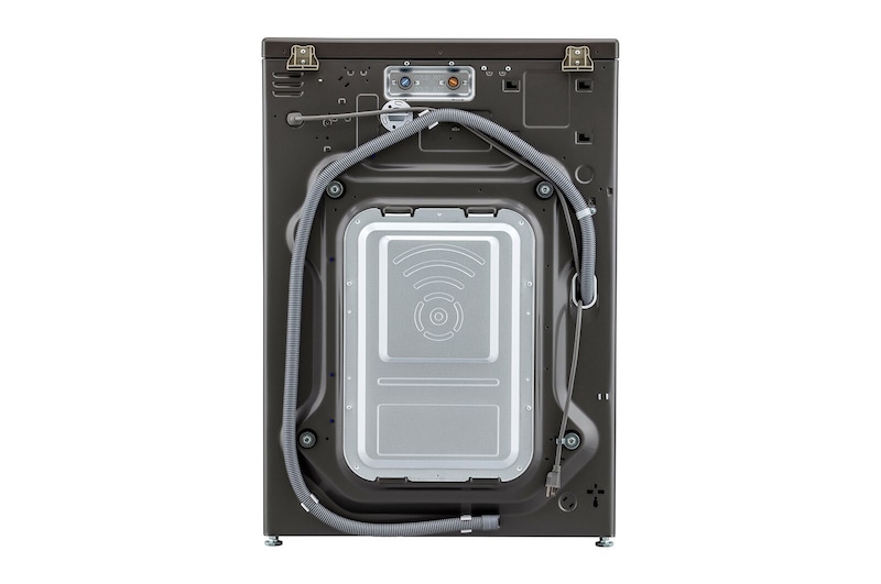 LG 22kg Lavadora Carga Frontal con Direct Drive Inverter & ThinQ, Steam™ Color Acero Negro, WM22BV2S6B