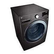 LG 22kg Lavadora Carga Frontal con Direct Drive Inverter & ThinQ, Steam™ Color Acero Negro, WM22BV2S6B