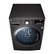 LG 22kg Lavadora Carga Frontal con Direct Drive Inverter & ThinQ, Steam™ Color Acero Negro, WM22BV2S6B