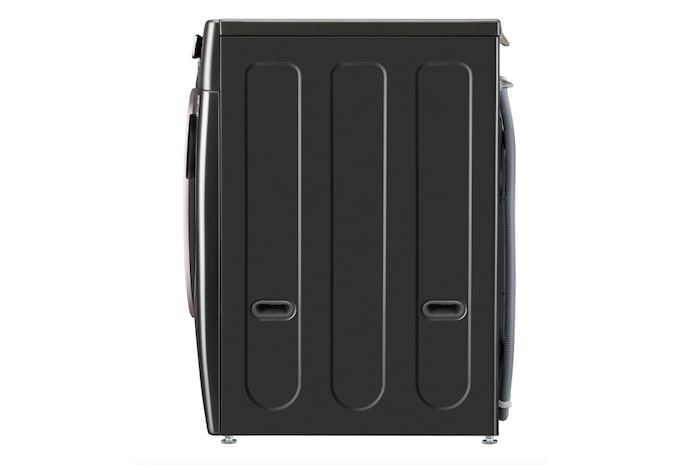 LG Lavadora Inverter Direct Drive de Carga Frontal 22kg/48lbs con 6 Motion DD, TurboWash, color Acero Negro, WM22BV2S6BR