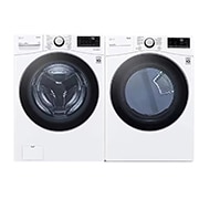 LG La Pareja Perfecta con Paquete Lavadora y Secadora de 22kg color Blanco, WM22WDF22WR