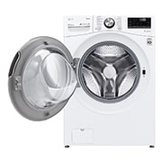 LG Lavadora Carga Frontal 22kg/48lbs, Steam, Vidrio templado, Color Blanco, LG ThinQ, WM22WV2S6BR