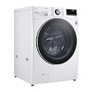 LG Lavadora Carga Frontal 22kg/48lbs, Steam, Vidrio templado, Color Blanco, LG ThinQ, WM22WV2S6BR