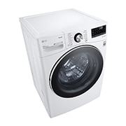 LG Lavadora Carga Frontal 22kg/48lbs, Steam, Vidrio templado, Color Blanco, LG ThinQ, WM22WV2S6BR