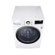 LG Lavadora Carga Frontal 22kg/48lbs, Steam, Vidrio templado, Color Blanco, LG ThinQ, WM22WV2S6BR