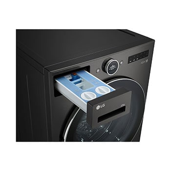 Close side detergent drawer