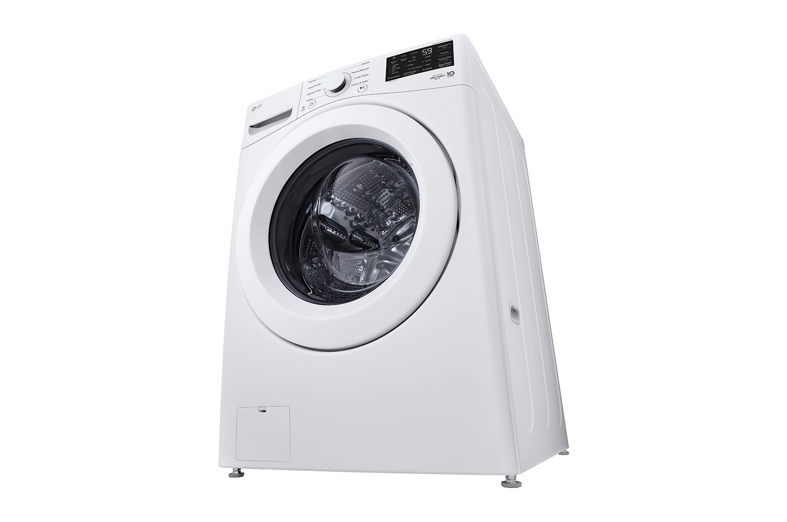 LG Lavadora LG, Smart Diagnosis™, 6 Motion DD, Middle Black\t, WM25MV2S6W