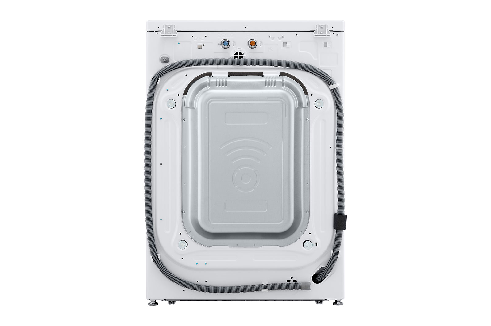 LG Lavadora LG, Smart Diagnosis™, 6 Motion DD, Middle Black\t, WM25MV2S6W