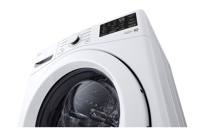 LG Lavadora LG, Smart Diagnosis™, 6 Motion DD, Middle Black\t, WM25MV2S6W