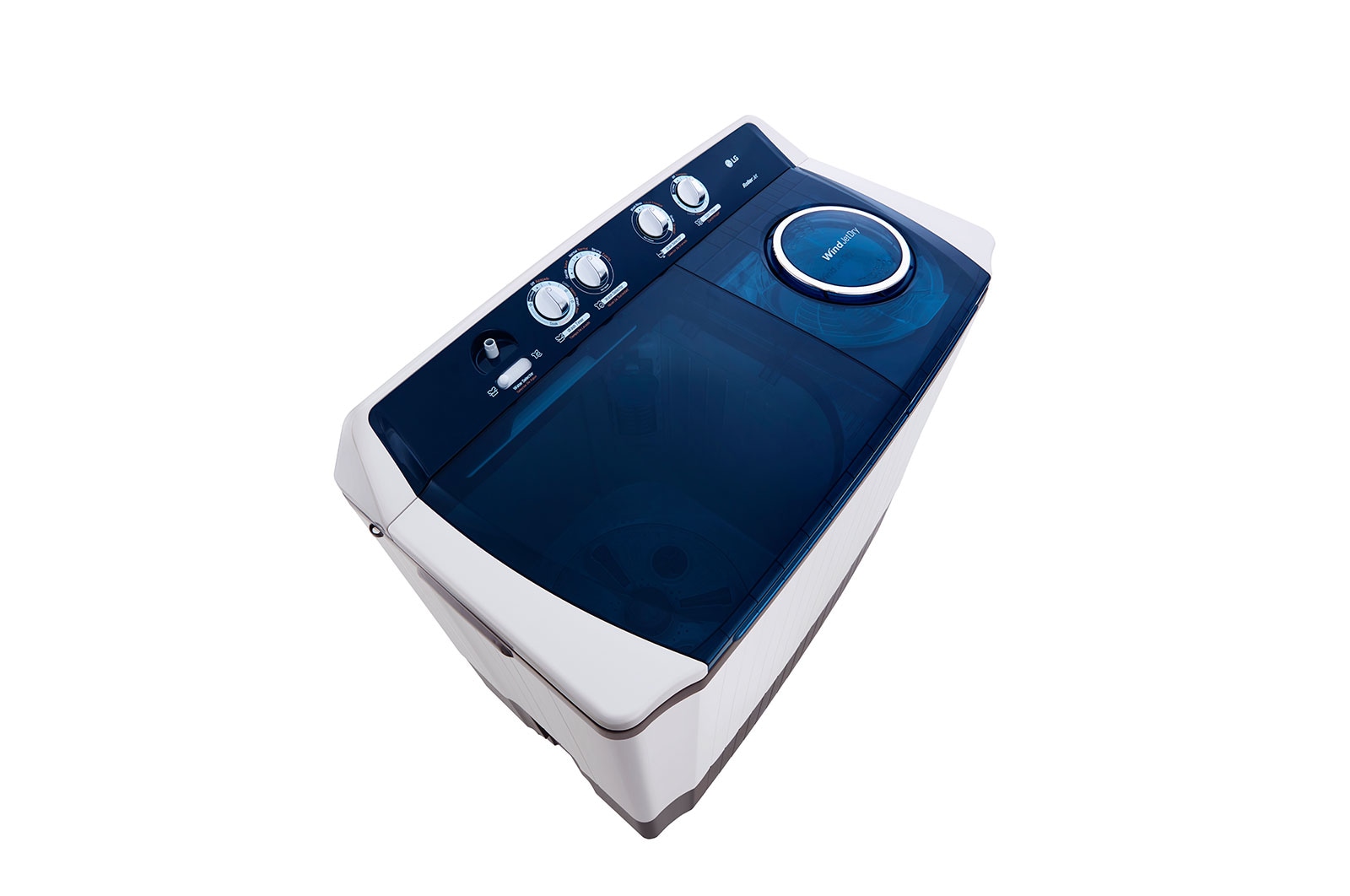 LG Lavadora Doble tina Carga Superior 16.5Kg/10kg  Filtro Atrapa pelusas Wind Jet Dry color Blanco , WP17WAR