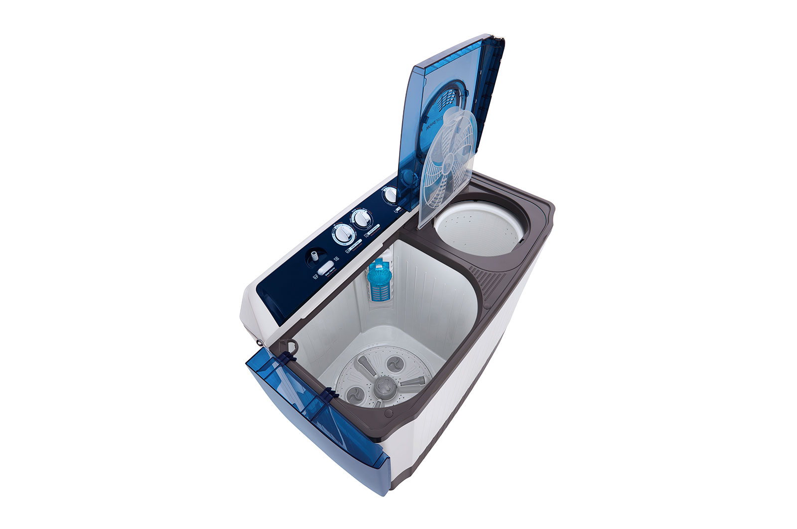 LG Lavadora Doble tina Carga Superior 16.5Kg/10kg  Filtro Atrapa pelusas Wind Jet Dry color Blanco , WP17WAR