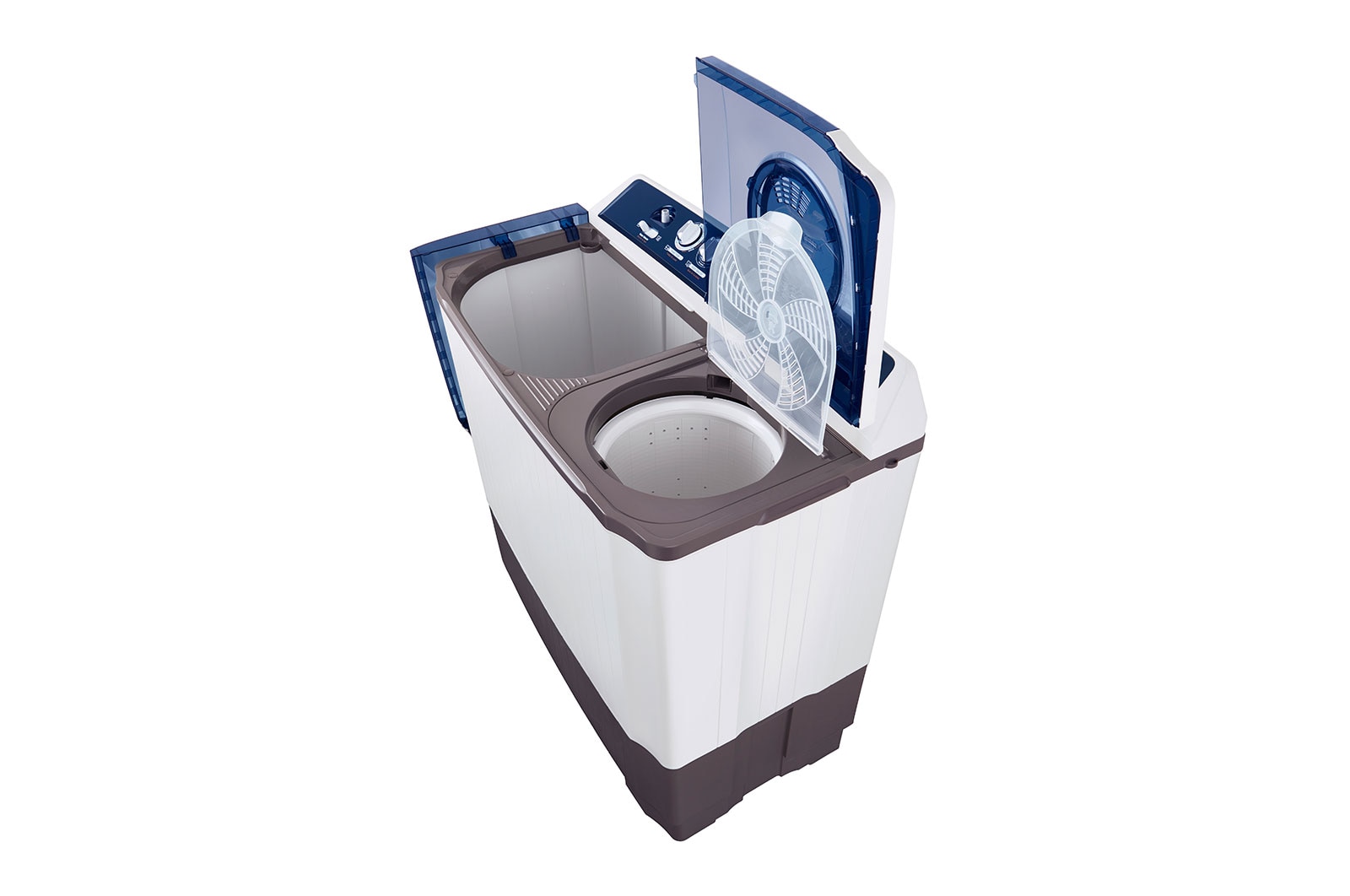 LG Lavadora Doble tina Carga Superior 16.5Kg/10kg  Filtro Atrapa pelusas Wind Jet Dry color Blanco , WP17WAR