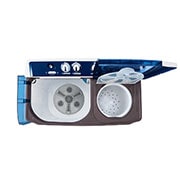 LG Lavadora Doble tina Carga Superior 16.5Kg/10kg  Filtro Atrapa pelusas Wind Jet Dry color Blanco , WP17WAR