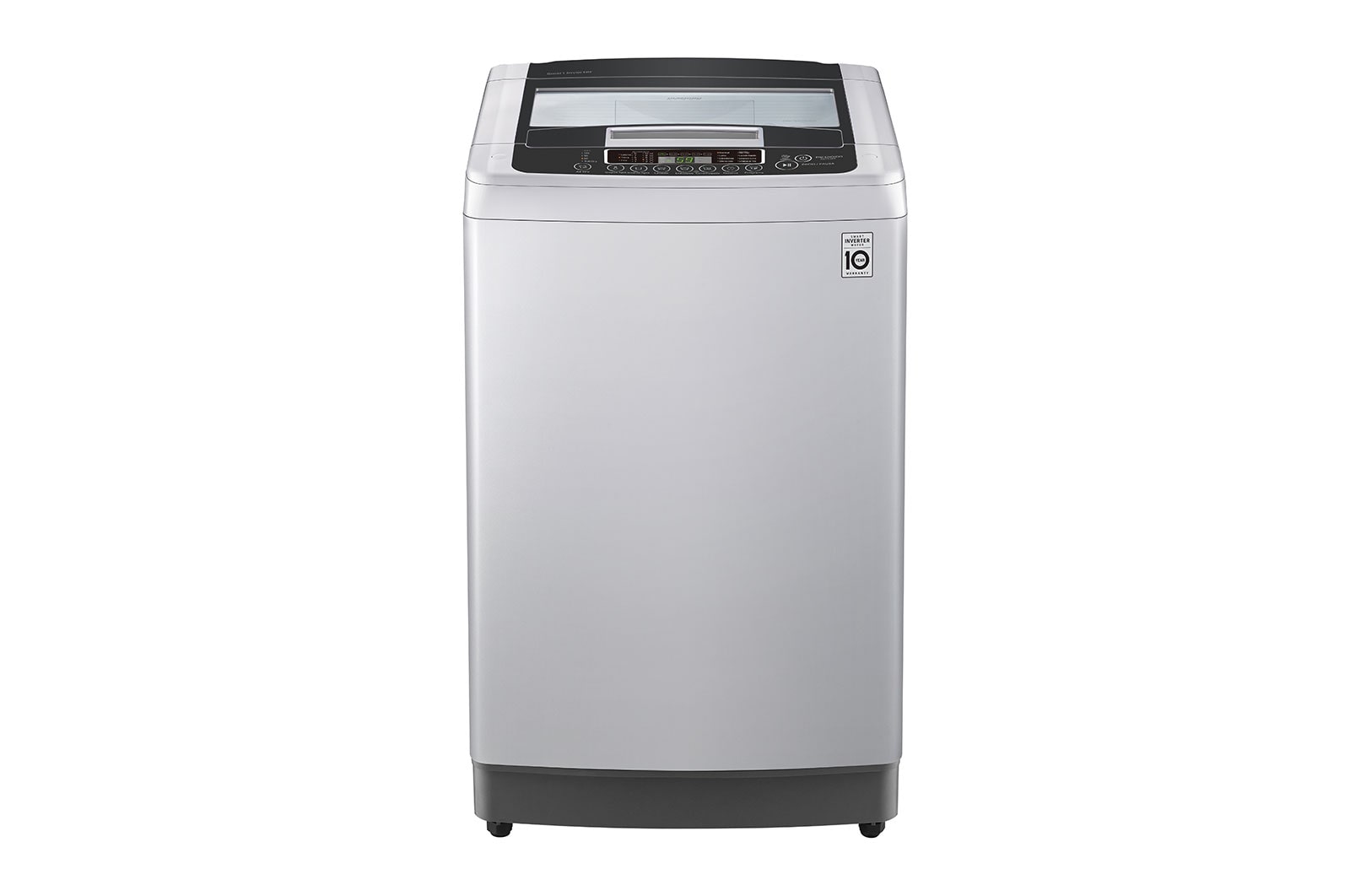 LG Lavadora LG Carga Superior 13Kg LG WT13DPBPK Motor Smart Inverter TurboDrum™, Pre-lavado+Normal, Color Plateado, WT13DPBPK