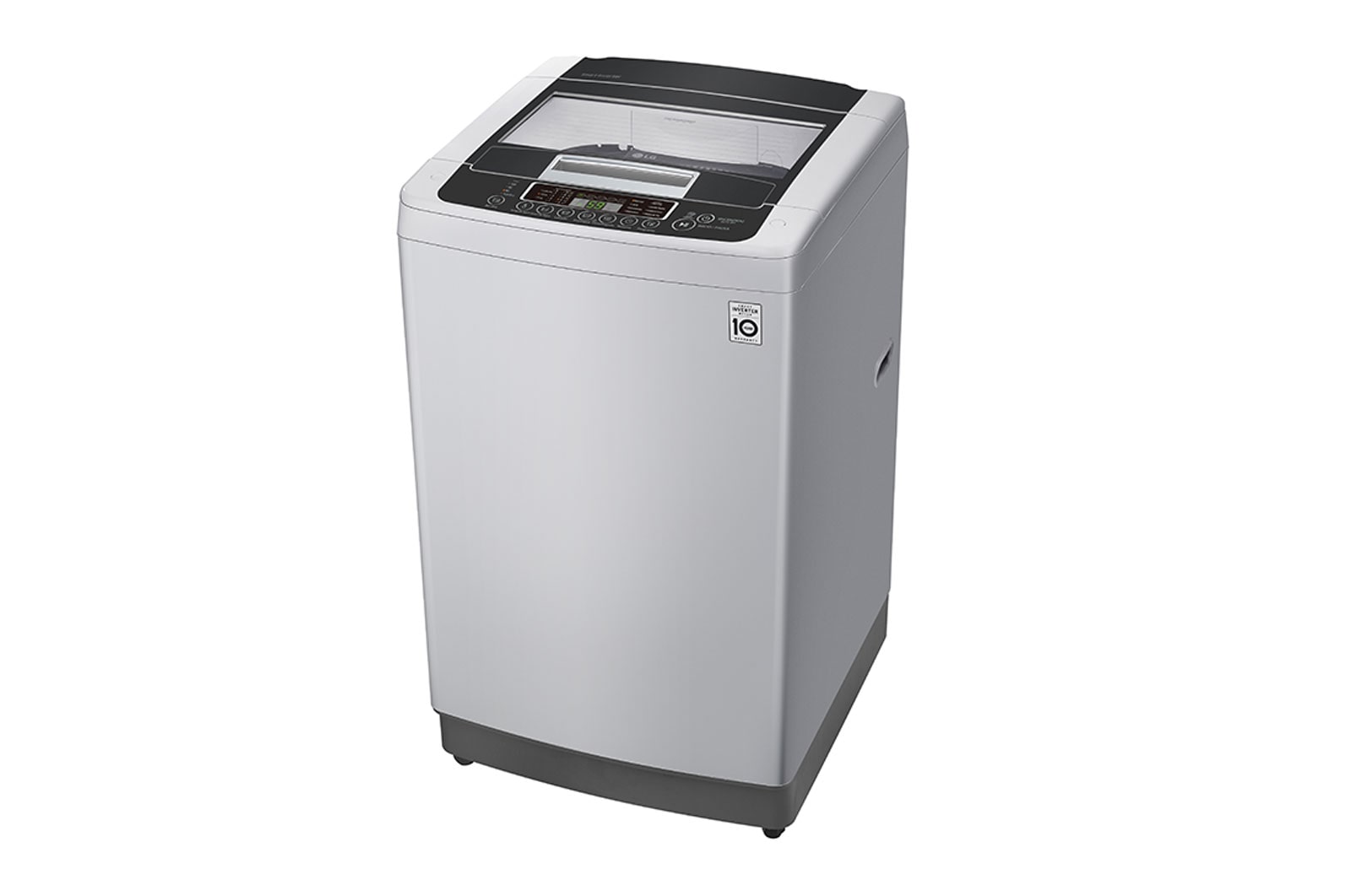 LG Lavadora LG Carga Superior 13Kg LG WT13DPBPK Motor Smart Inverter TurboDrum™, Pre-lavado+Normal, Color Plateado, WT13DPBPK