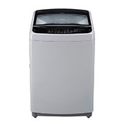 Front view of Lavadora Smart Inverter de Carga Superior, Capacidad 18kgs, SmartMotion™, TurboDrum™, color gris WT18DSB
