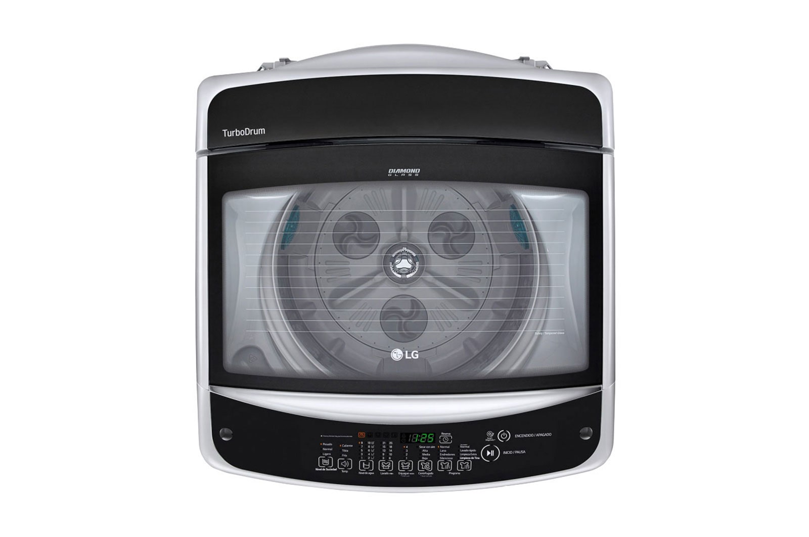 LG Lavadora Smart Inverter de Carga Superior, Capacidad 18kgs, SmartMotion™, TurboDrum™, color gris, WT18DSB
