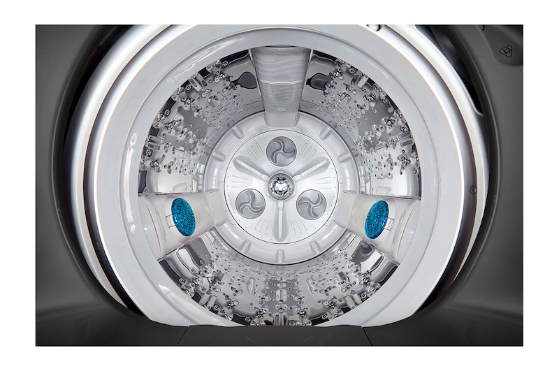 LG 19kg Lavadora Carga Superior, Smart Inverter, Smart Motion, TurboDrum™, Color Gris Oscuro, WT19MBB