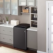 LG 19kg Lavadora Carga Superior, Smart Inverter, Smart Motion, TurboDrum™, Color Gris Oscuro, WT19MBB